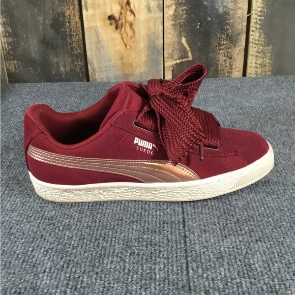 Puma suede sneakers large shoelace children size 5.5 - Picture 6 of 9